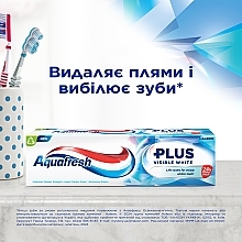 Зубна паста "Видимий ефект" - Aquafresh Plus Visible White — фото N3