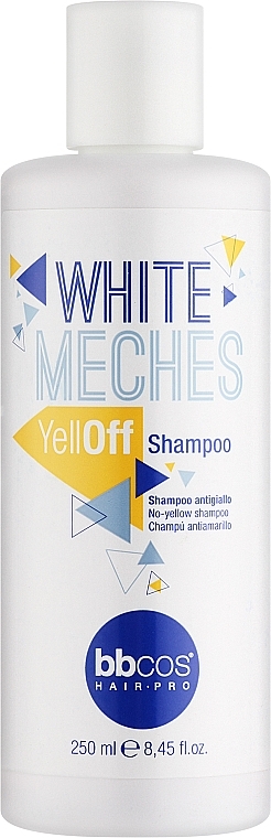 Шампунь для обесцвеченых волос - BBcos White Meches Highlighted Hair Shampoo