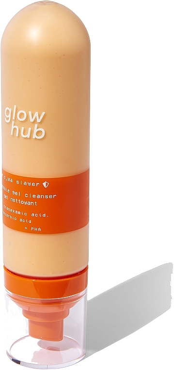 Освітлюючий гель для вмивання з вітаміном С - Glow Hub The Vit C Slayers Smoothie Gel Cleanser — фото N1