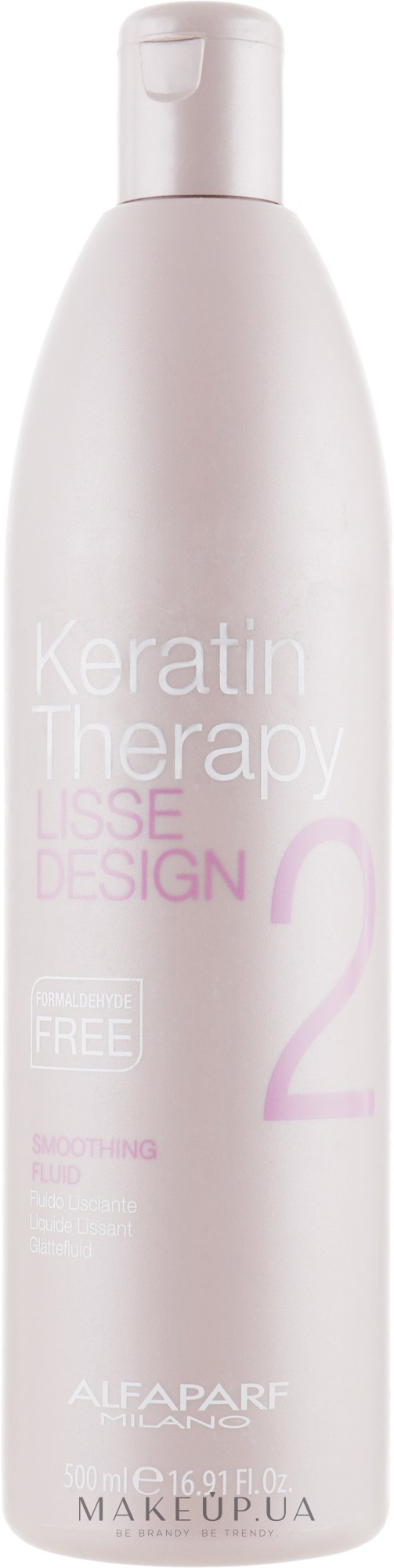 Флюїд для випрямлення волосся - Alfaparf Lisse Design Keratin Smoothing  Fluid: купити за найкращою ціною в Україні