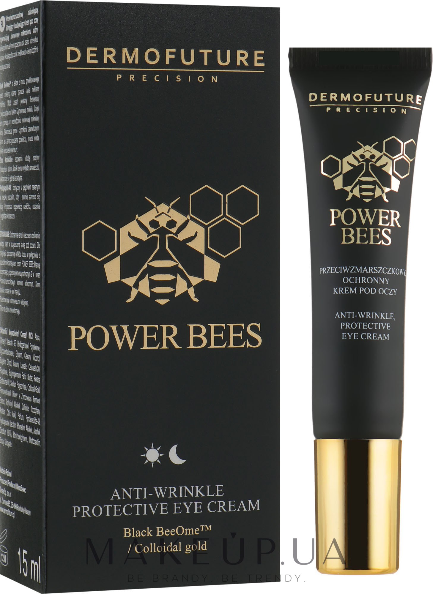 Защитный крем для глаз против морщин - Dermofuture Power Bees Anti-wrinkle Protective Eye Cream — фото 15ml