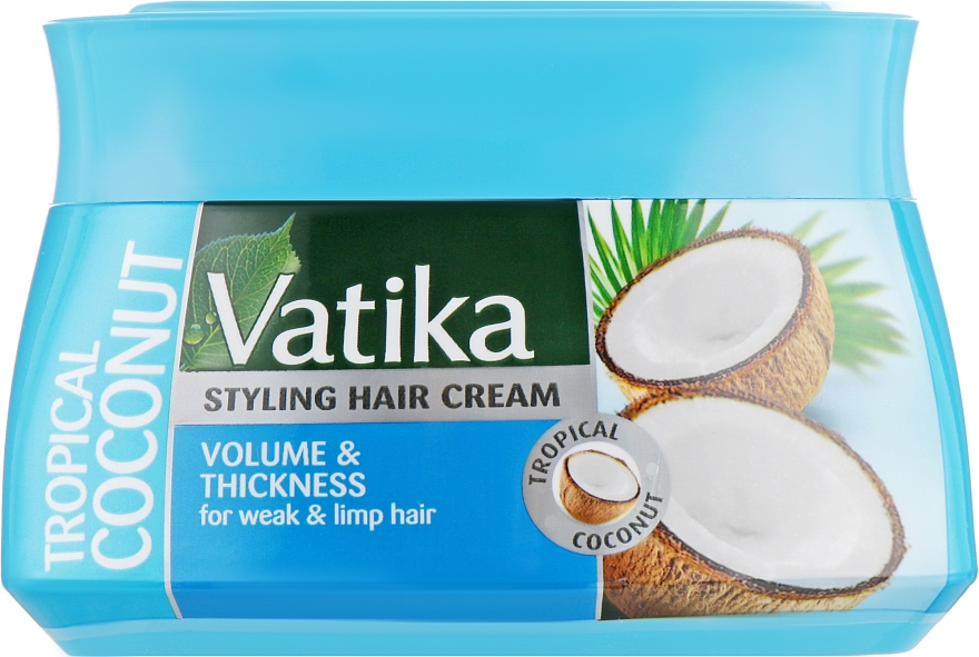 Крем для придания объема волосам - Dabur Vatika Naturals Volume & Thickness — фото N1