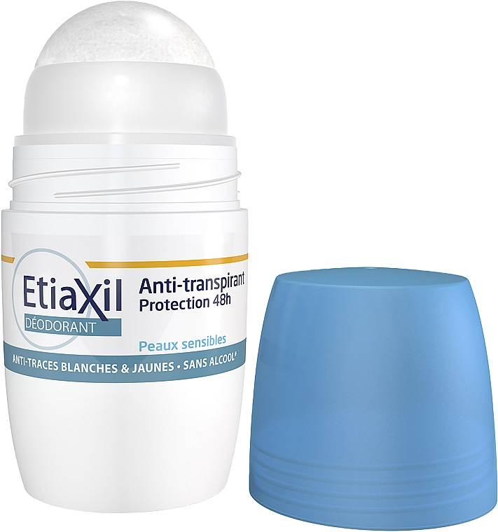 Антиперспирант-дезодорант шариковый "Защита 48 часов" - Etiaxil Anti-Perspirant Deodorant Protection 48H Roll-On  — фото N2