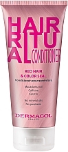 Кондиціонер для рудого волосся - Dermacol Hair Ritual Red Hair & Color Steal Conditioner — фото N1