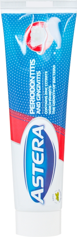 Зубна паста для захисту від пародонтозу - Astera Active+ Parodont Protection Lasting Mint — фото N2