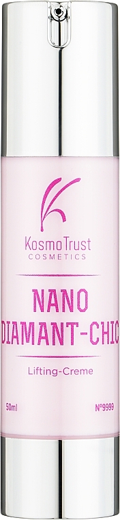 Лифтинг нано-крем для лица с пептидами - KosmoTrust Cosmetics Nano Diamant-Chic Lifting-Creme — фото N1
