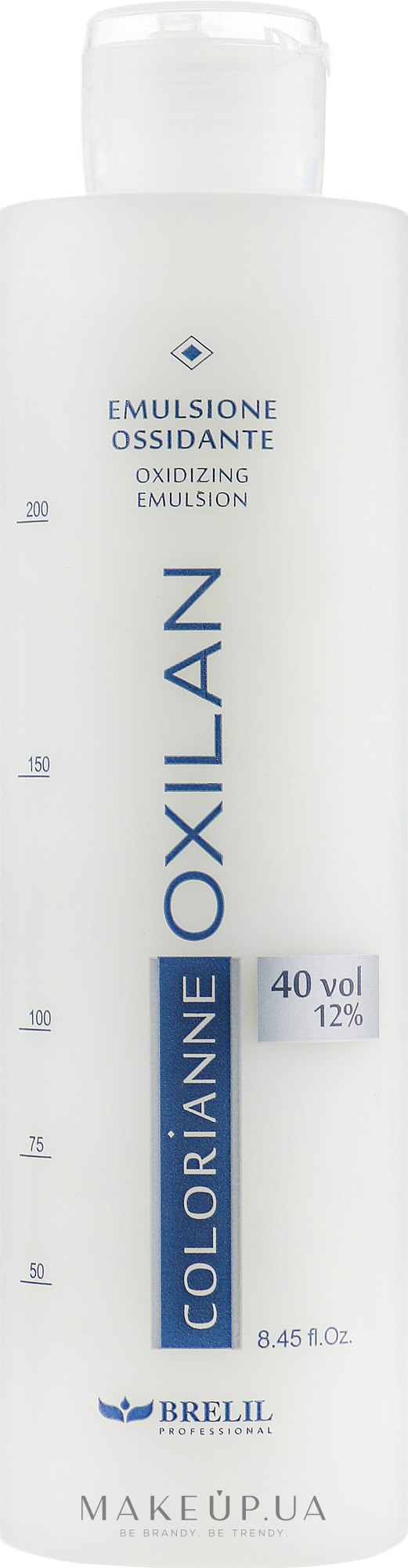 Окислительная эмульсия - Brelil Soft Perfumed Cream Developer 40 vol. (12%) — фото 250ml