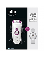 Духи, Парфюмерия, косметика Эпилятор + подарочные женские часы - Braun SE7-521 + Watch