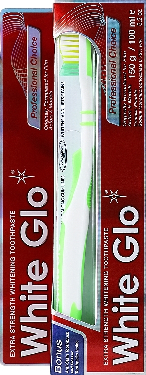 Отбеливающая зубная паста "Профессиональный выбор" - White Glo Professional Choice Whitening Toothpaste