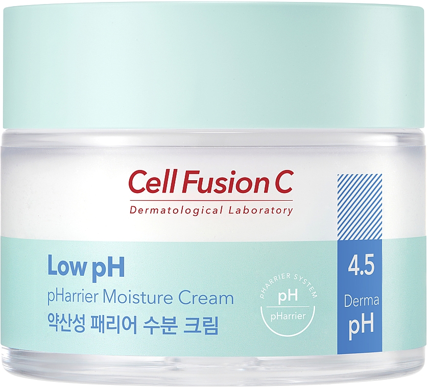 Інтенсивно зволожувальний крем для чутливої шкіри обличчя - Cell Fusion C Low pH pHarrier Moisture Cream — фото N1