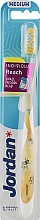 Зубная щетка medium,желтая с пчелами - Jordan Individual Reach Toothbrush — фото N1