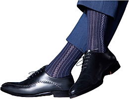 Шкарпетки "Elegant 101" для чоловіків, darck blue - Giulia — фото N1