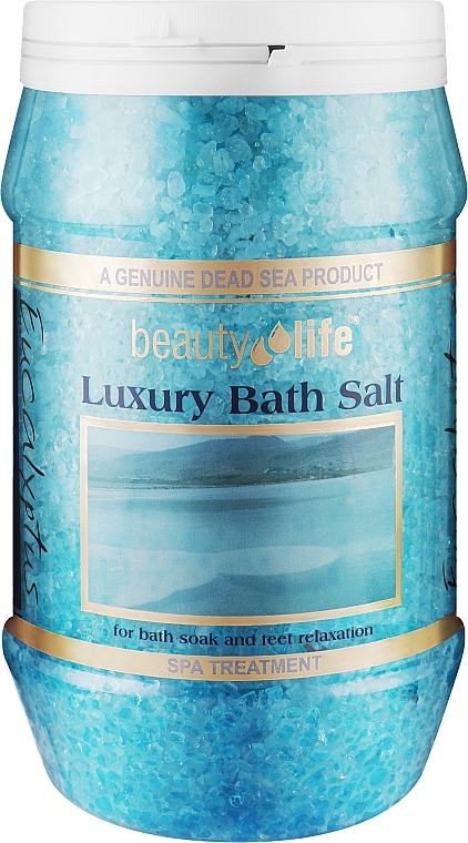 Сіль Мертвого моря для ванн "Евкаліпт" - Aroma Dead Sea Luxury Bath Salt Eucaliptus — фото N1