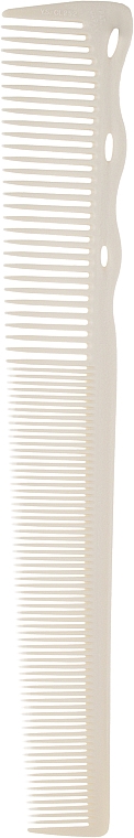 Расческа для стрижки, 167мм, белая - Y.S.Park Professional 252 B2 Combs Soft Type White — фото N1