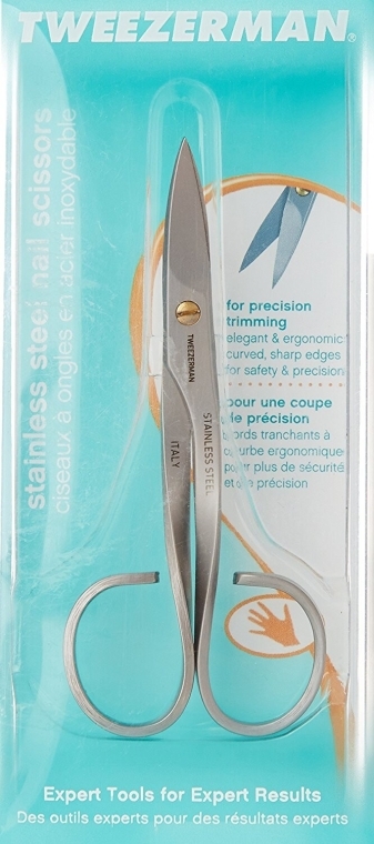 Ножиці для нігтів 3005-R - Tweezerman Stainless Steel Nail Scissors — фото N2