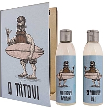 Парфумерія, косметика Набір "Про тата" - Bohemia Gifts About Dad Book Set (sh/gel/200ml + shmp/200ml)