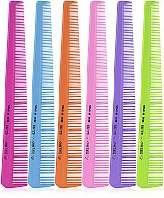 Набор разноцветных мужских расчесок 03847, 60 штук - Eurostil — фото N1