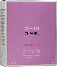 Chanel Chance Eau Tendre - Туалетная вода (сменный блок с футляром) — фото N2