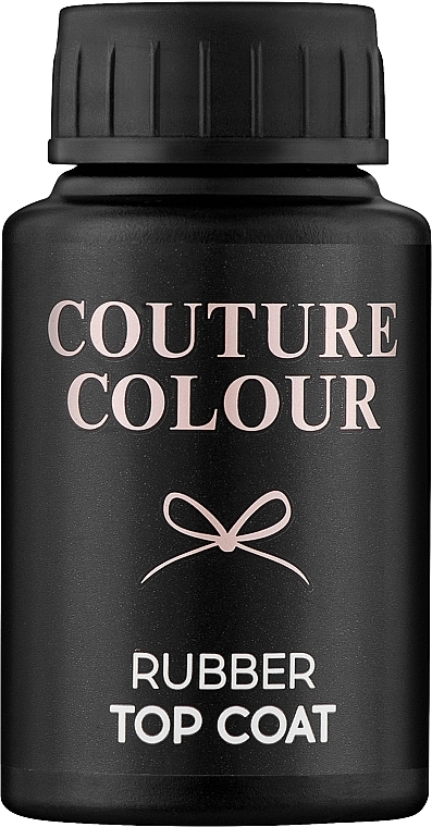 Топ для гель-лаку, каучуковий - Couture Colour Rubber Top Coat — фото N2
