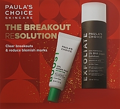 Набір - Paula's Choice The Breakout Resolution Kit (booster/30ml + liq/exfol/118ml) — фото N1