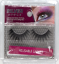 Вії накладні пухнасті, FR 129 - Silver Style Eyelashes — фото N1