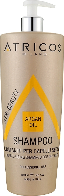 Увлажняющий шампунь с аргановым маслом - Atricos Argan Oil Moisturising Shampoo — фото N2