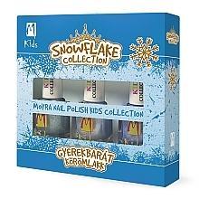 Парфумерія, косметика Набір лаків для нігтів - Moyra Kids Effect Nail Polish Snowflake Collection (3x7ml)