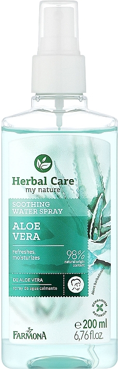 Успокаивающая вода-спрей для лица "Алоэ вера" - Farmona Herbal Care Wather Spray — фото N1