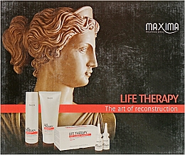 Духи, Парфюмерия, косметика Набор - Maxima Life Therapy (mask/250ml + shmp/250ml + serum/6x12ml)