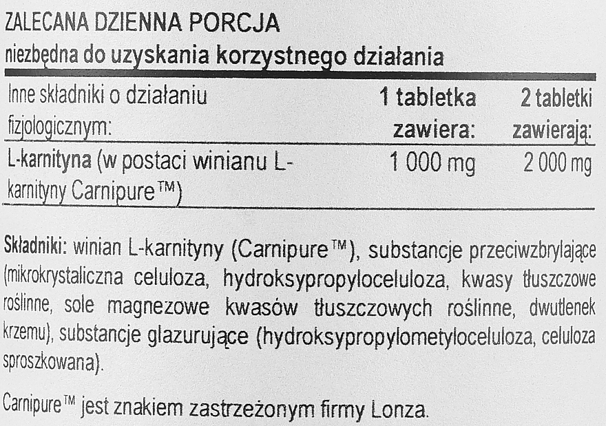 Капсули L-карнітин, 1000 мг - Now Foods L-Carnitine — фото N3