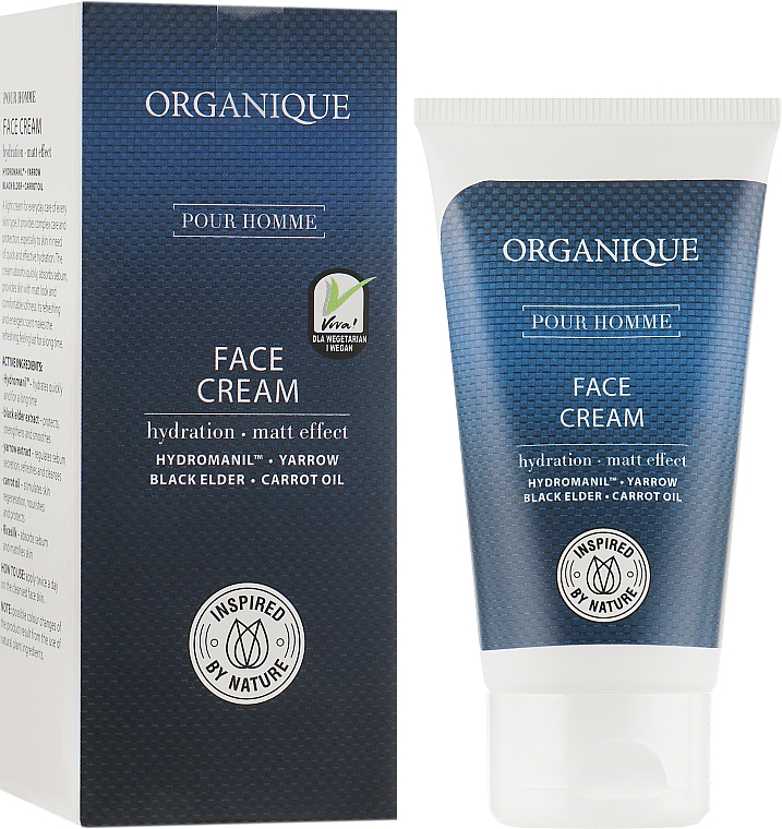 Крем для обличчя для чоловіків - Organique Naturals Pour Homme Face Cream — фото N2