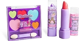 Набор для макияжа - Martinelia My Best Friend Makeup Set (lip/stick/2 pcs + eye/shadow/1 pcs) — фото N2