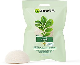 Органічний спонж конняку для вмивання - Garnier Bio Polishing Konjac Botanical Cleansing Sponge — фото N1