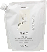 Пудра для осветления волос, 7 тонов - Montibello Denuee Intense Black Lightening Powder — фото N2