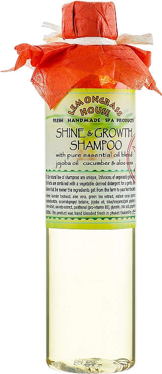 Шампунь "Для роста и блеска волос" - Lemongrass House Shine & Growth Shampoo — фото N2