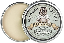 Матовая глина для укладки волос - Mr Bear Family Pomade Matt Clay Travel Size — фото N1