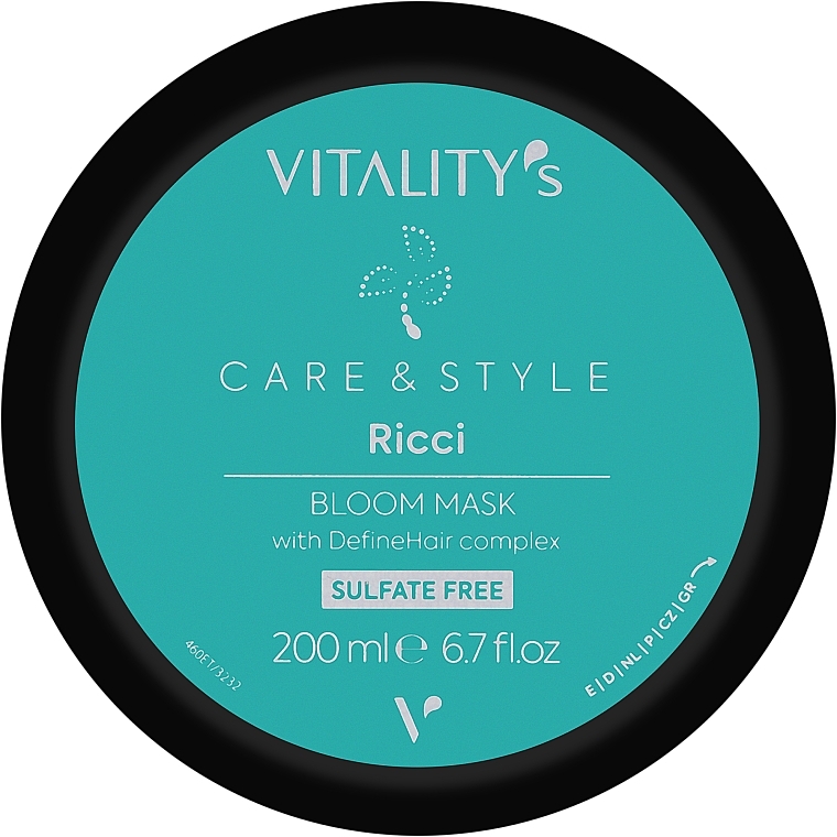 Маска для кудрявых волос - Vitality's C&S Ricci Bloom Mask — фото N1