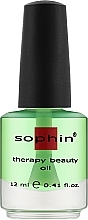 Інтенсивна олія для нігтів і кутикули - Sophin Therapy Beauty Oil — фото N1