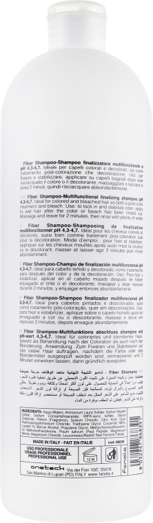 Закрепляющий шампунь - Fanola Fiber Shampoo — фото N2