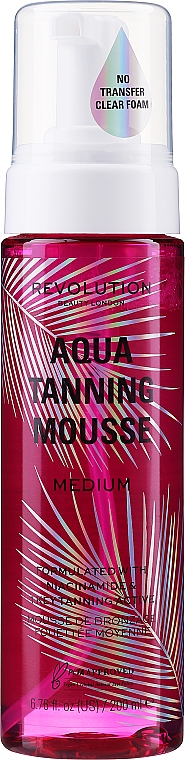 Мус для засмаги - Revolution Beauty Aqua Tanning Mousse — фото N1