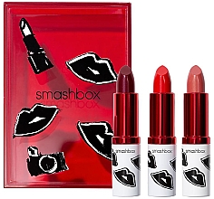 Набор - Smashbox Be Legendary Lipstick Trio (lipstick/3x3g) — фото N1