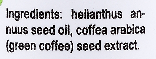 Антицеллюлитное масло с экстрактом зеленого кофе (с дозатором) - E-Fiore Natural Oil — фото N5