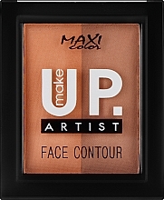 Палетка для контурування - Maxi Color Make Up Artist Face Contour — фото N2
