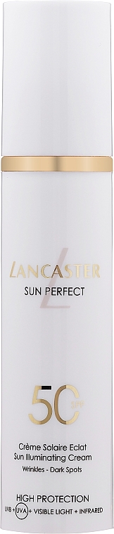 Солнцезащитный крем для лица - Lancaster Sun Perfect Sun Illuminating Cream SPF 50 — фото N1