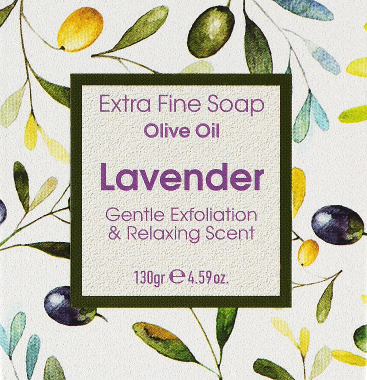 Мило з лавандою - Kalliston Extra Fine Soap Olive Oil With Lavender — фото N1