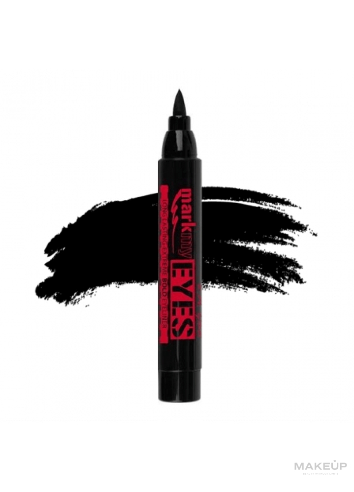 Подводка для глаз - L. A. Girl Mark My Eyes Bold Liquid Eyeliner — фото GLE711 - Black