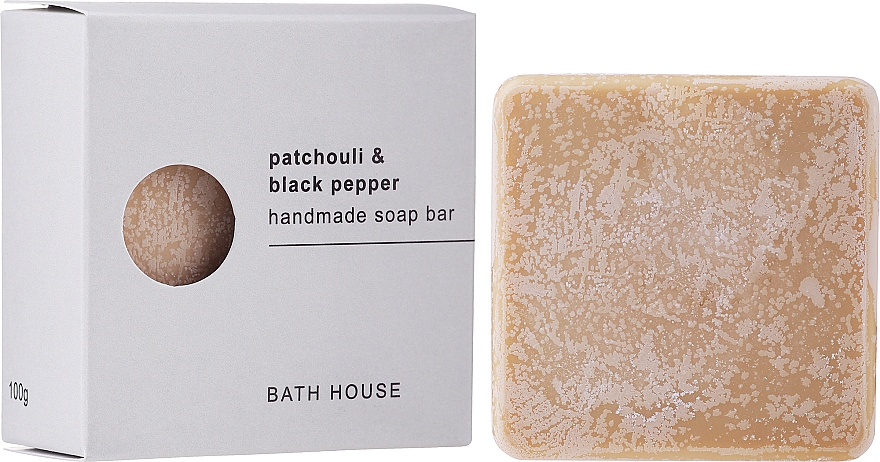 Bath House Soap Bar Patchouli & Black Pepper - Мыло — фото N2