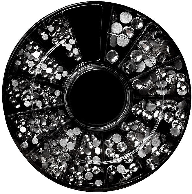 Декоративные серебряные стразы для украшения ногтей - NeoNail Professional Silver Crystal Display — фото N1