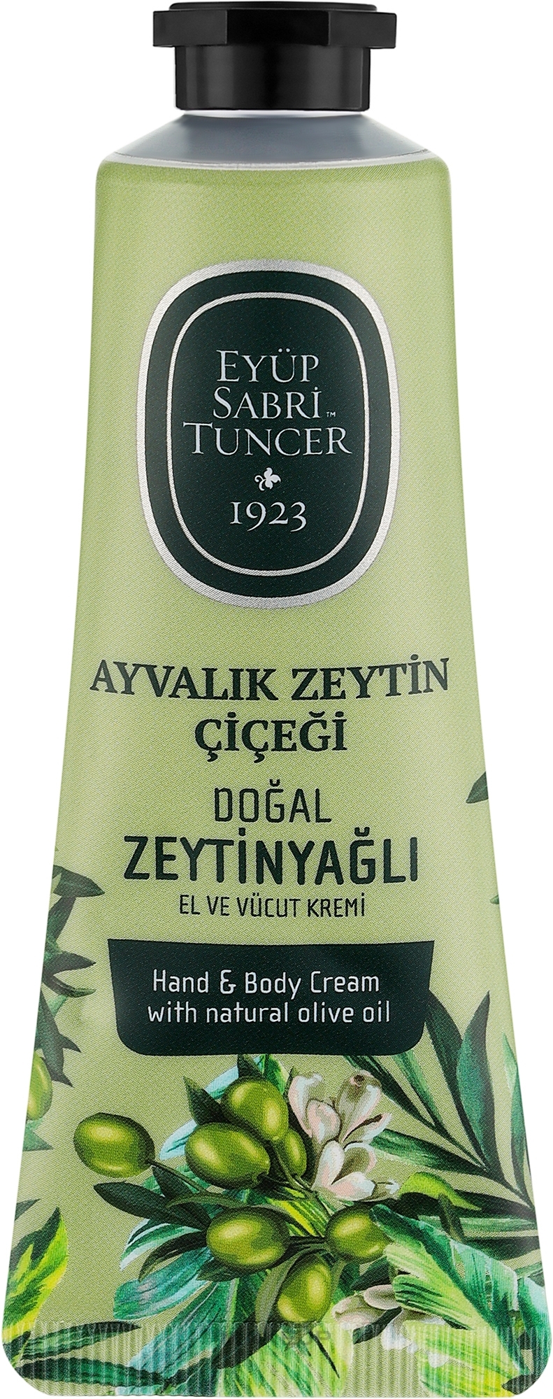 Парфумований крем для рук і тіла з бджолиним воском і маслом ши- Eyup Sabri Tuncer Olive Oil Cream — фото 50ml