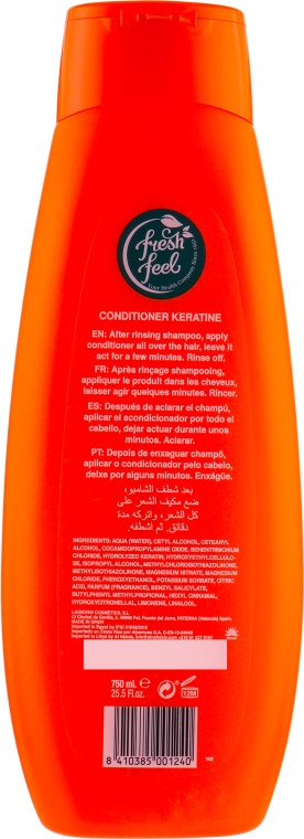 Кондиціонер для волосся "Кератин" - Fresh Feel Keratin Conditioner — фото N2